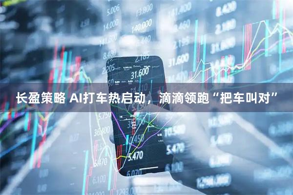 长盈策略 AI打车热启动，滴滴领跑“把车叫对”