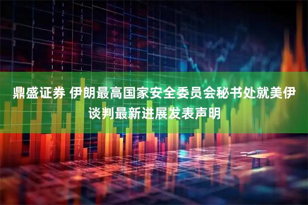 鼎盛证券 伊朗最高国家安全委员会秘书处就美伊谈判最新进展发表声明
